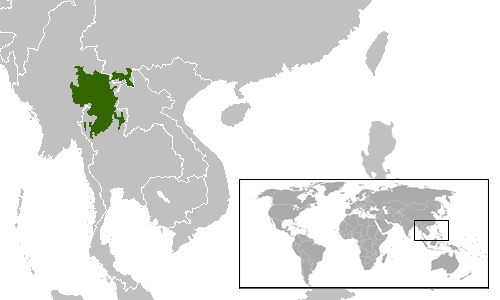 The Lan Na kingdom of the north at its height under King Tilokaraj in the fifteenth century.