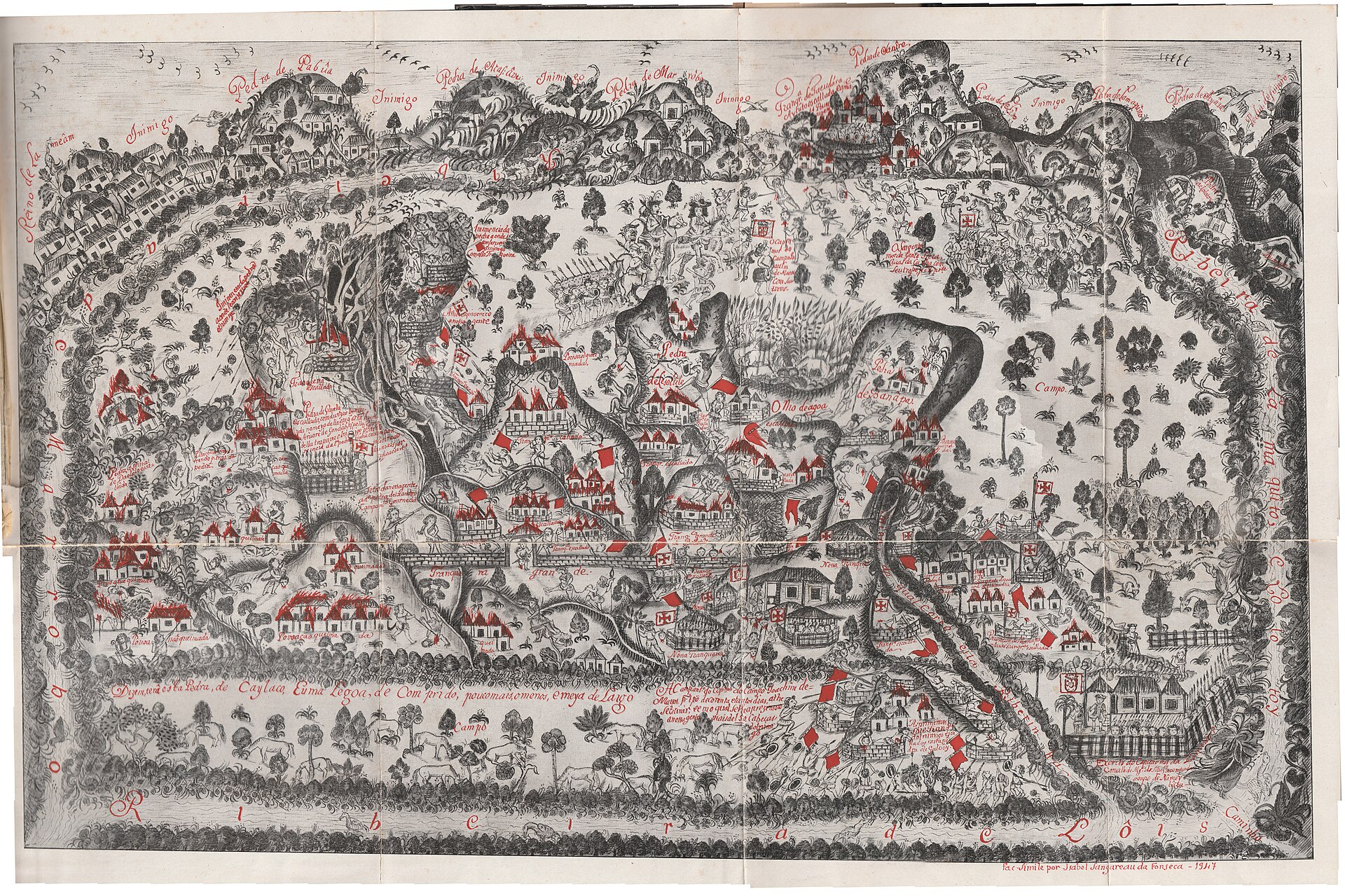 A depiction of the Battle of Cailaco in 1726, part of resistance during the long era of Portuguese colonial rule. Credit: Unknown authorUnknown author (Public domain).