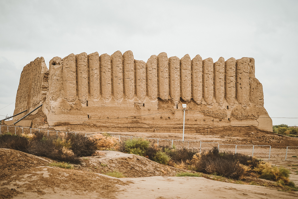 The ruins of Merv, once among the largest cities in the world and a jewel of the Silk Road. A great centre of trade and learning, it was devastated by the Mongols in the thirteenth century and never fully recovered.