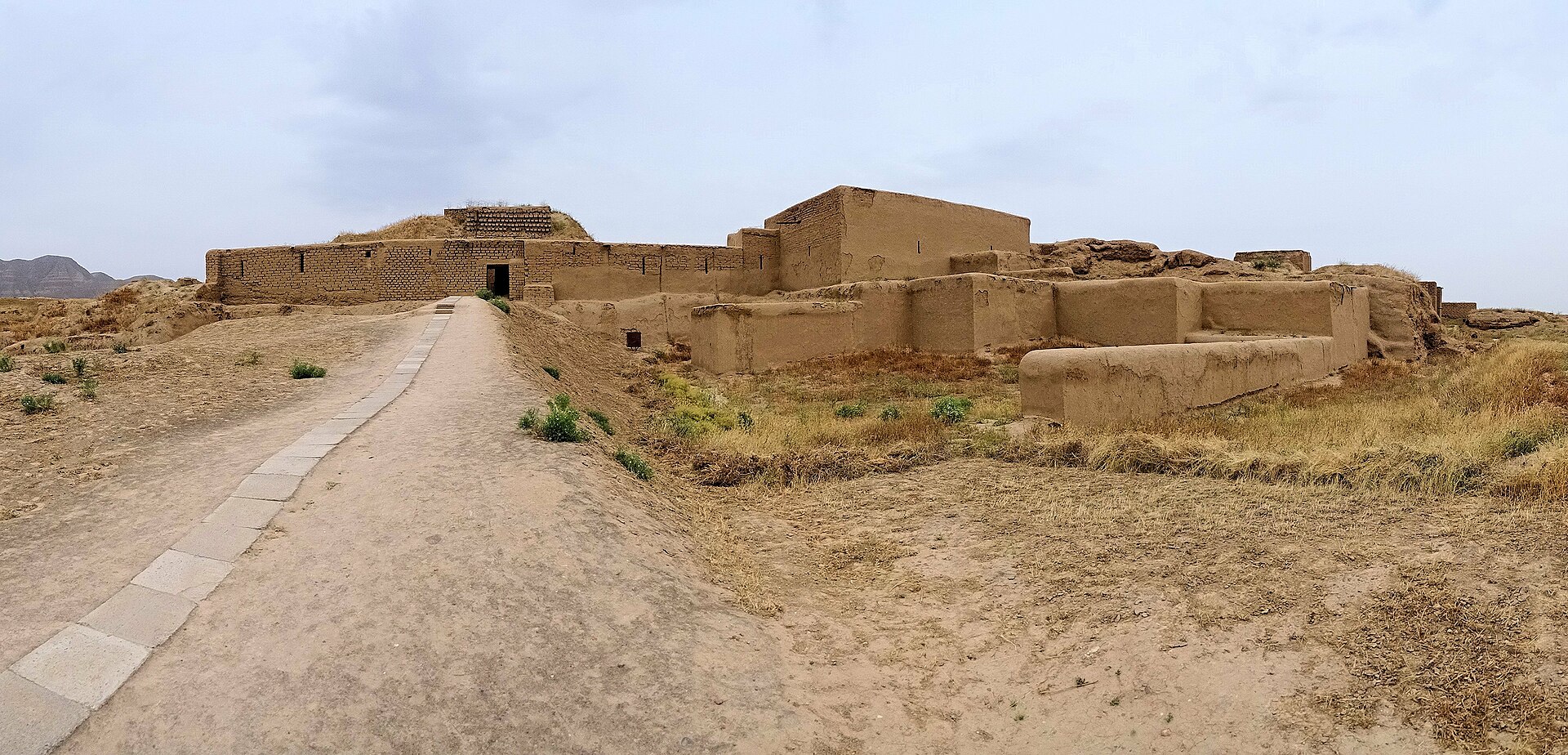 The ruins of Old Nisa near Ashgabat, a royal fortress and city of the Parthian Empire around two thousand years ago. The Parthians were among the great powers of the ancient world and long rivals of Rome.