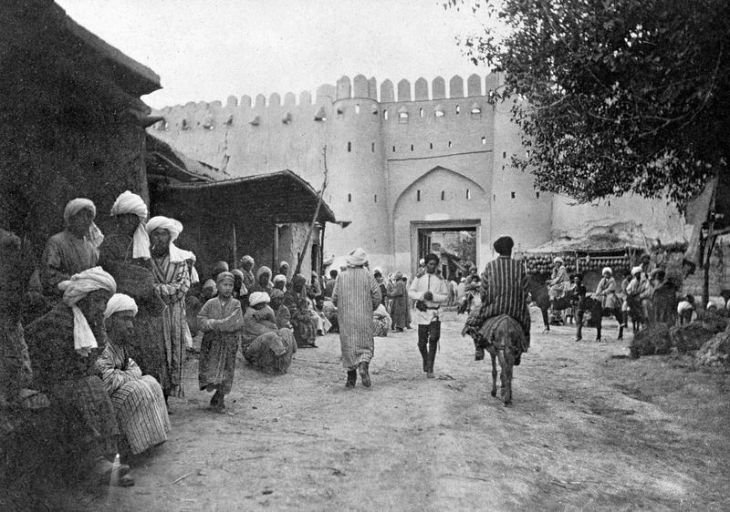 The town of Charjew in Russian Turkestan in 1890, in the years after the Russian Empire conquered the Turkmen lands. Russian and then Soviet rule would reshape the desert country until independence in 1991.