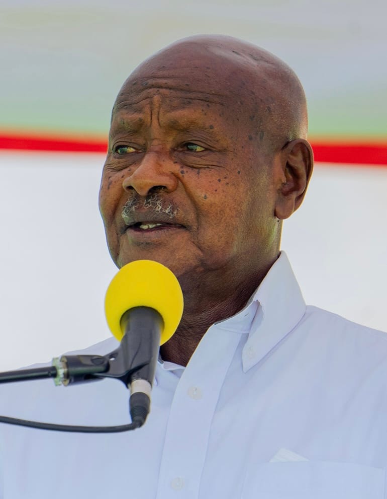 Yoweri Museveni, president of Uganda since 1986 and one of the longest-ruling leaders in the world. He brought stability after the chaos of the Amin years, but has entrenched his power and stifled the opposition over nearly four decades in office.