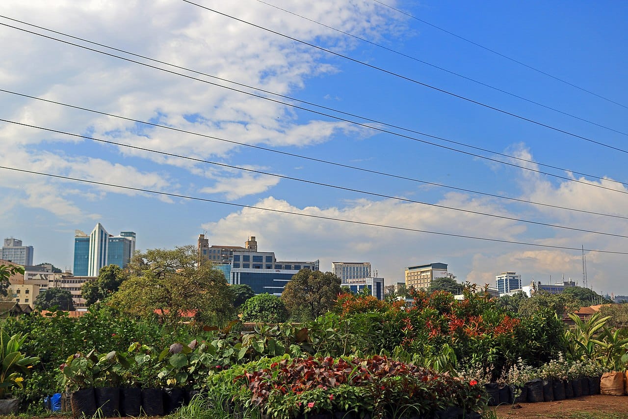 The city of Kampala, the capital and largest city of Uganda, spread over hills near the shore of Lake Victoria. A bustling, fast-growing metropolis, it is the heart of one of the youngest and most rapidly expanding nations on Earth.