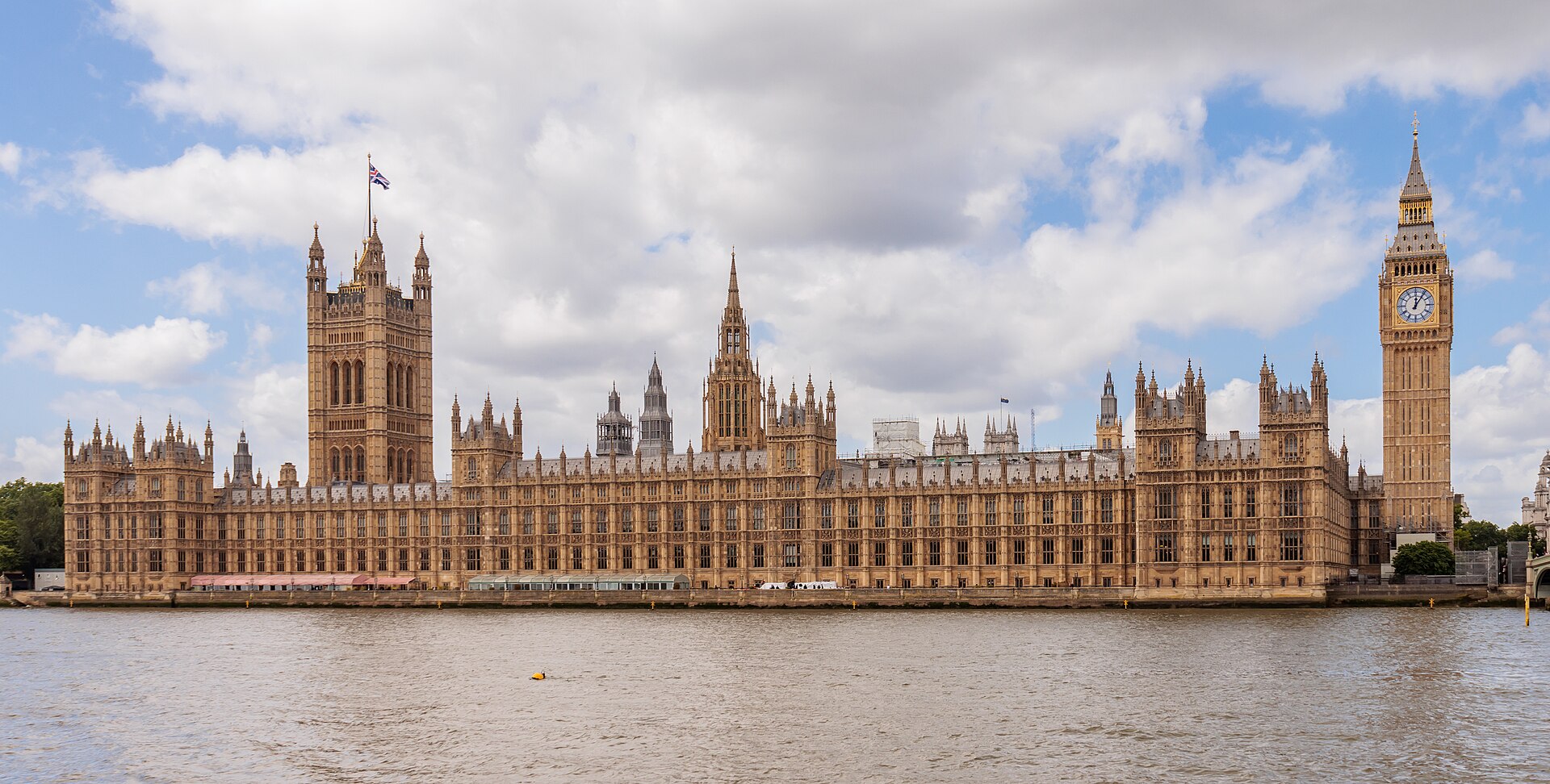 The Palace of Westminster in London, the seat of the British Parliament. The institution that meets here, with its Commons and Lords, became a model for democracies worldwide.