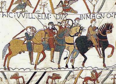 The Bayeux Tapestry depicts the Battle of Hastings of 1066 and the Norman conquest of England. Credit: alipaiman (Public domain).