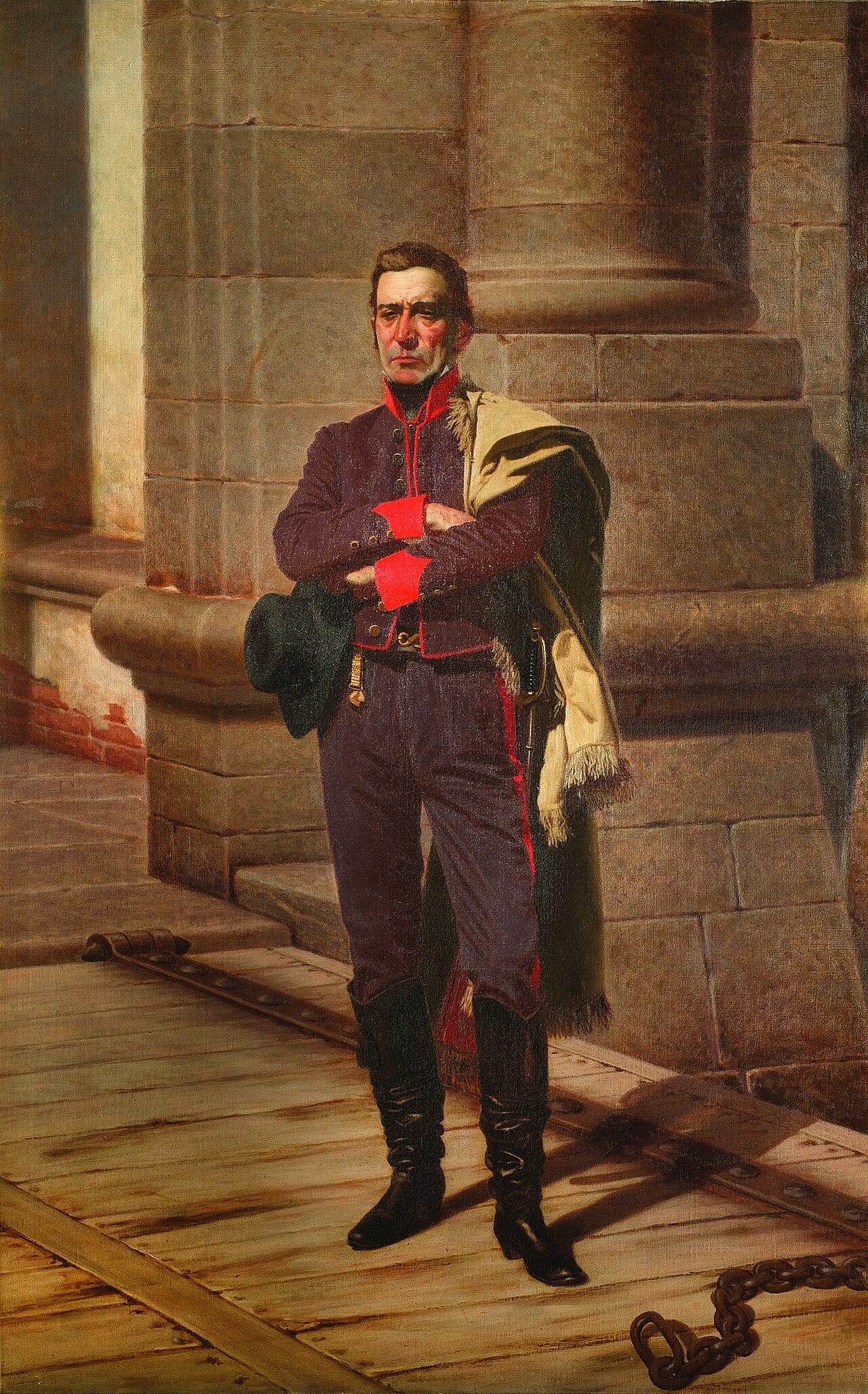José Gervasio Artigas, the founding figure of Uruguayan nationhood, painted by Juan Manuel Blanes. He fought Spain and then resisted domination by Buenos Aires, championing a federal league of self-governing provinces and an unusually radical redistribution of land.
