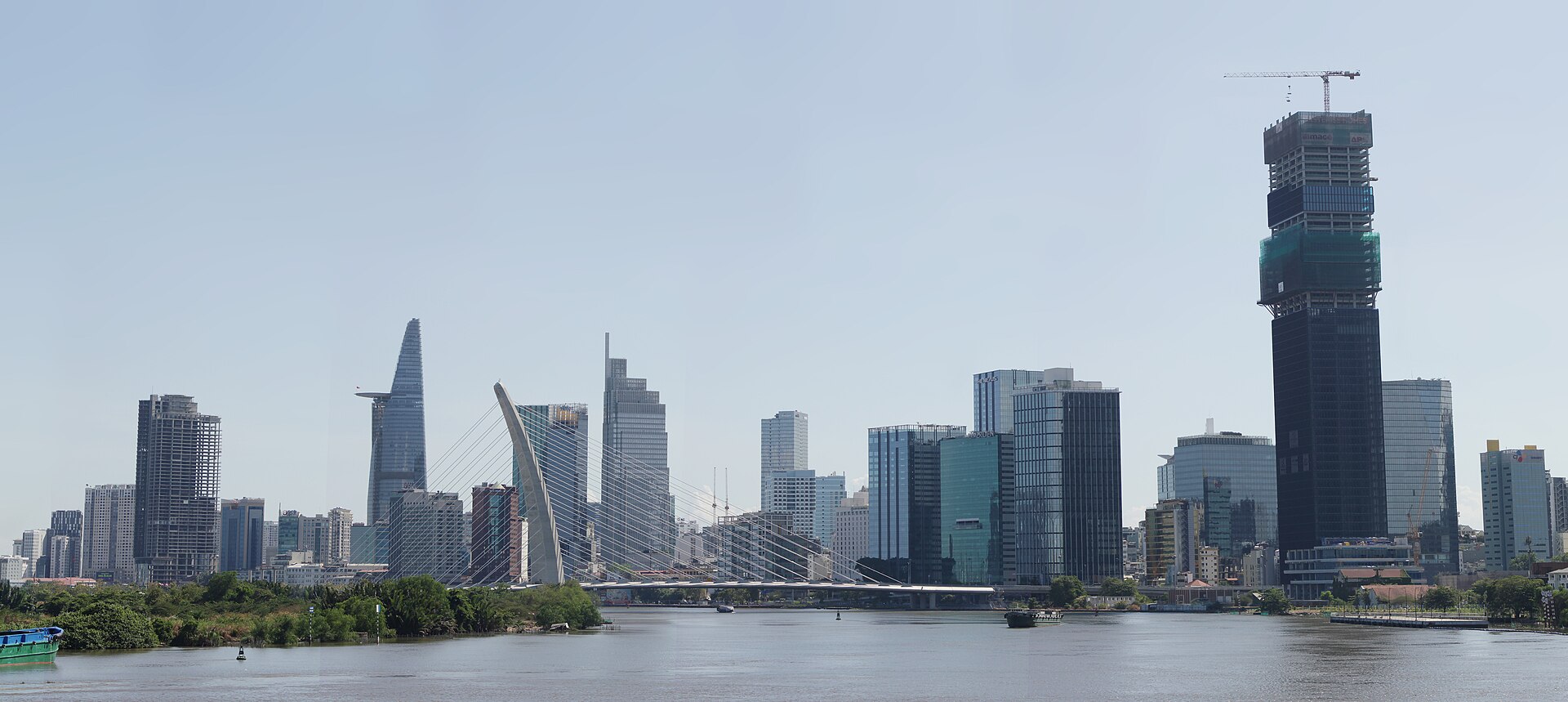 The modern skyline of Ho Chi Minh City, formerly Saigon. Market reforms since 1986 have made Vietnam one of Asia's fastest-growing economies.
