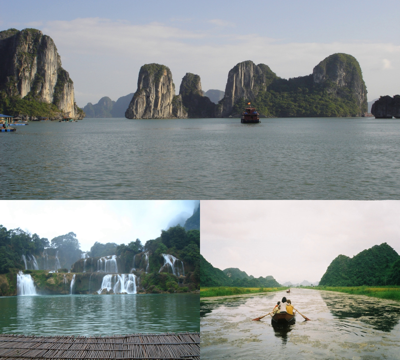 Natural landscapes of Vietnam, including the limestone islands of Ha Long Bay. Credit: Night Lantern (CC BY-SA 3.0).