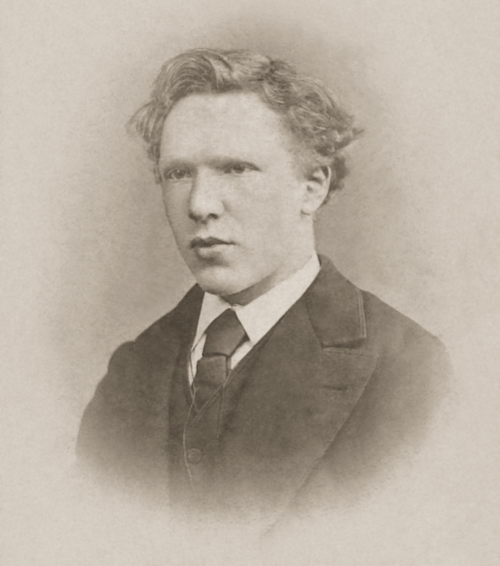 Vincent van Gogh as a young man, before he devoted himself to painting.