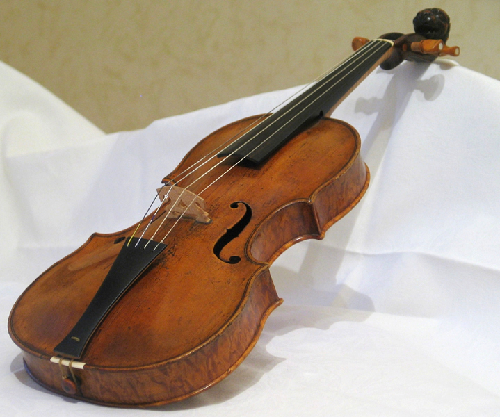 A 1658 Baroque violin by Jacob Stainer, from the instrument's golden age.