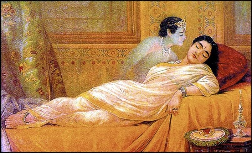 An allegorical painting of a dream, reflecting humanity's long fascination with them.