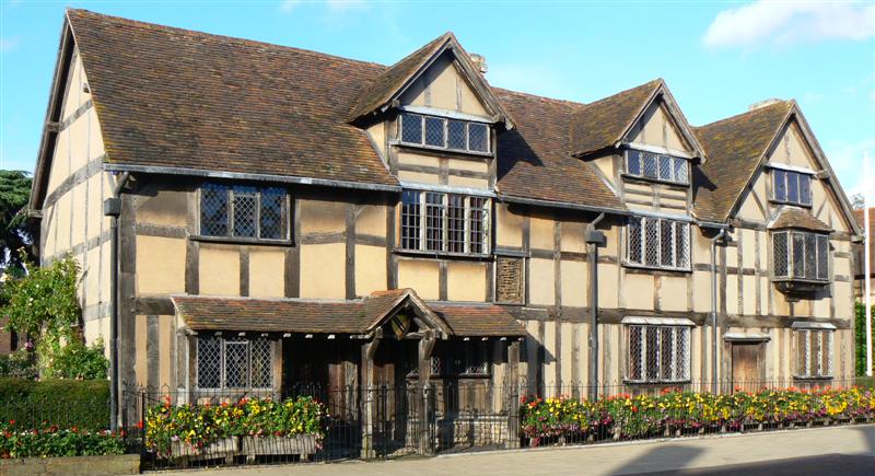 A house in Stratford associated with Shakespeare's family and early life.