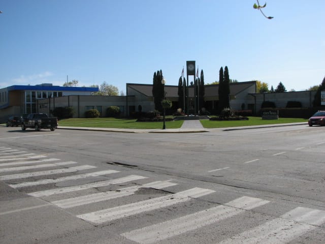 Winkler City Hall. The city was incorporated in 1954 and is governed by a mayor and six councillors.