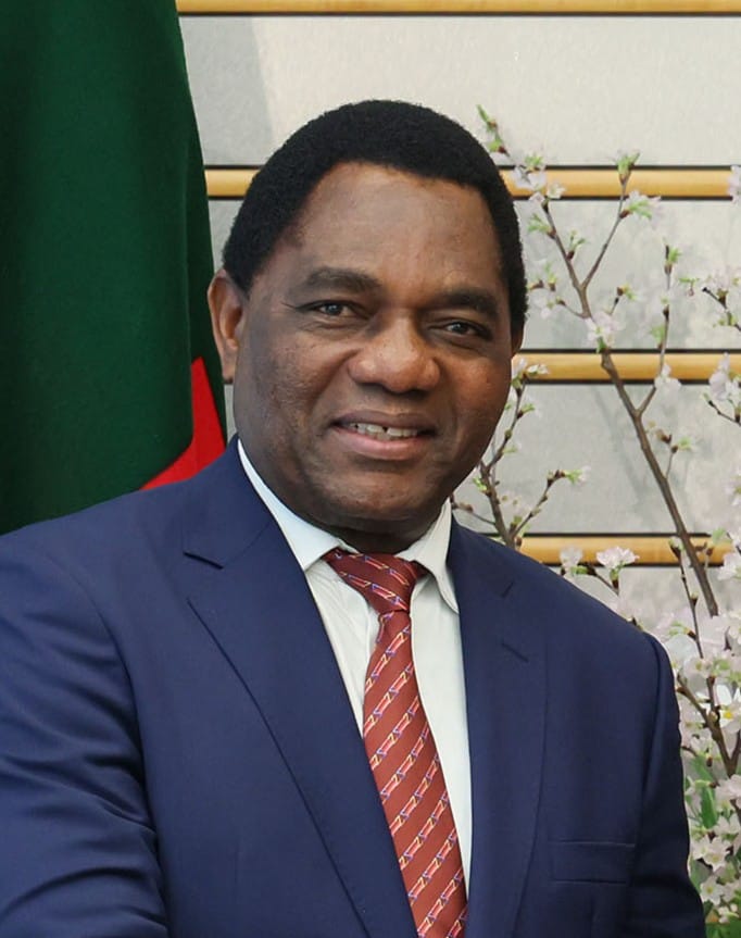 Hakainde Hichilema, president of Zambia since 2021. A businessman who won on his sixth run for the office, in a peaceful landslide over the incumbent, he inherited a country in debt default and made economic recovery his central task.